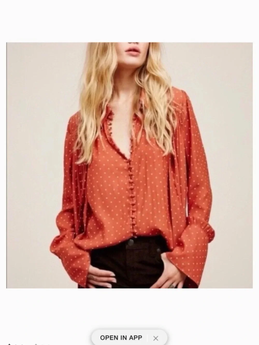 Free People Kennedy Blouse